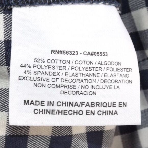 NIKE Dri-Fit Shorts, 10, Golf Fit, Blue/White Gingham, 6" inseam, Pockets - Picture 14 of 14